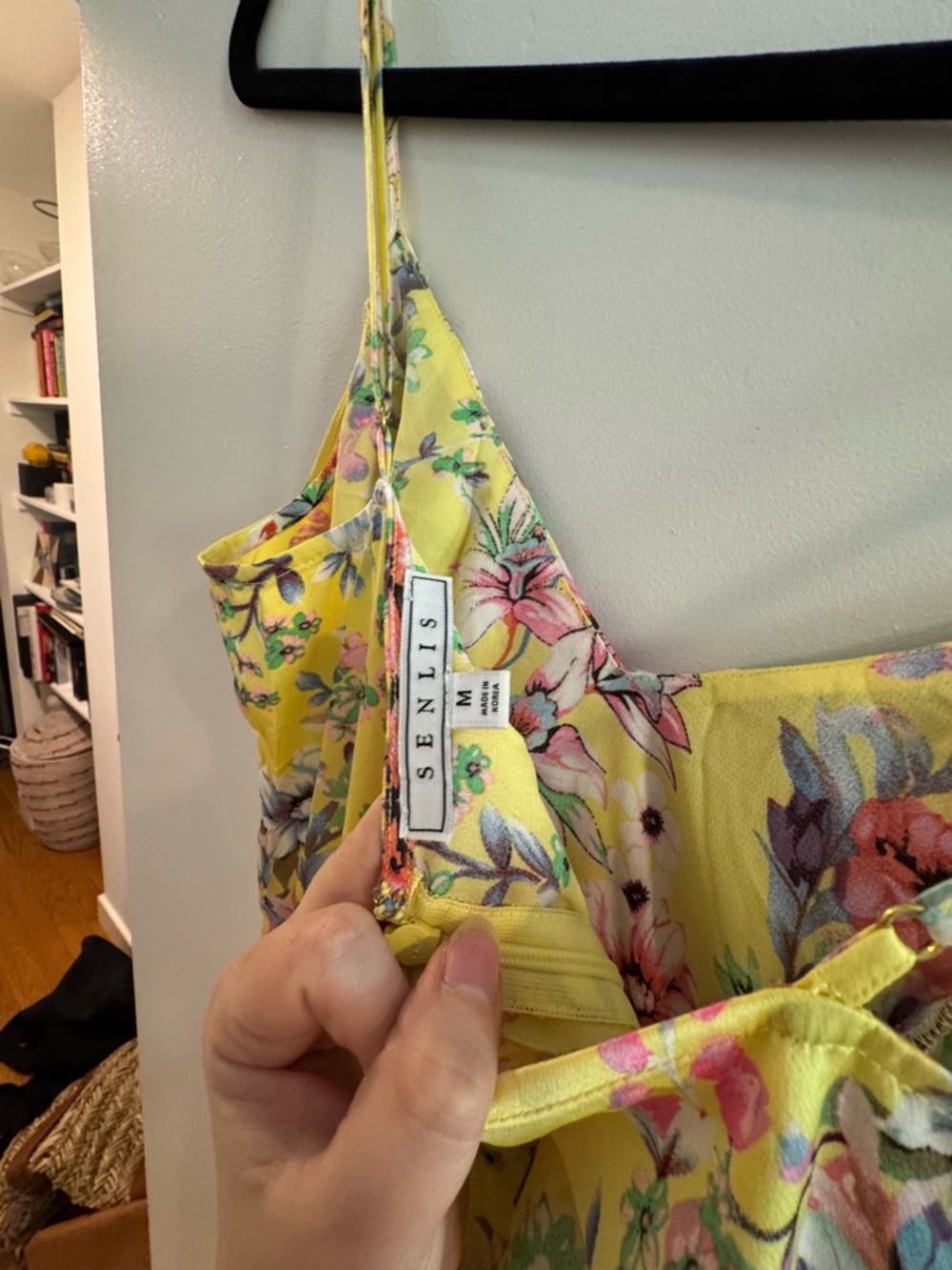 Yellow Floral Ruffle Maxi Dress - Picture 5 of 5